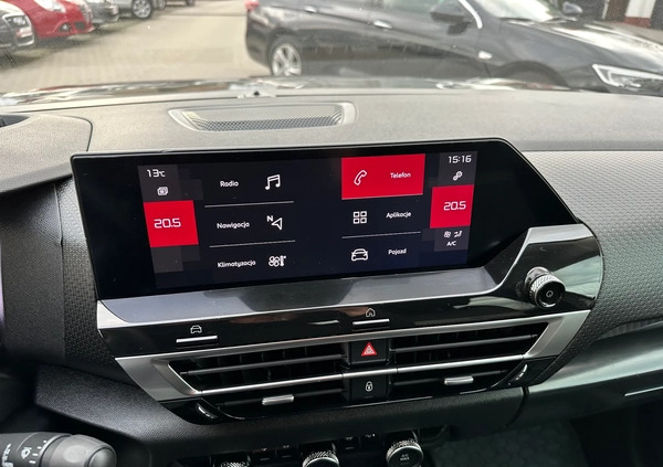 Citroen C4 cena 76900 przebieg: 6600, rok produkcji 2022 z Kleszczele małe 781